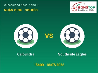 Soi kèo, dự đoán Caloundra vs Southside Eagles 15h00 ngày 18/07: Ba điểm ở lại?