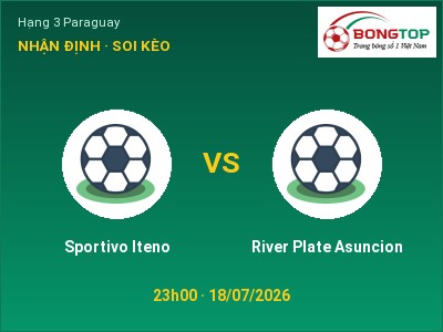 Soi kèo, dự đoán Sportivo Iteno vs River Plate Asuncion 23h00 ngày 18/07: Cơ hội cho đội khách