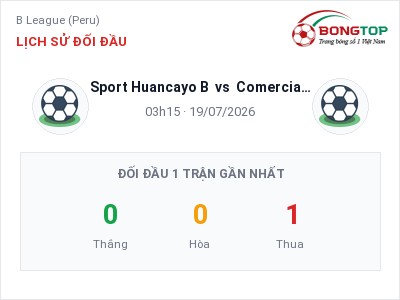 Soi kèo, dự đoán Sport Huancayo B vs Comerciantes FC 03h15 ngày 19/07: Chủ nhà sáng cửa