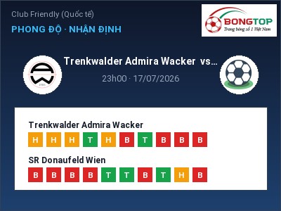 Nhận định bóng đá Trenkwalder Admira Wacker vs SR Donaufeld Wien (23h00, 17/07): Ba điểm ở lại?