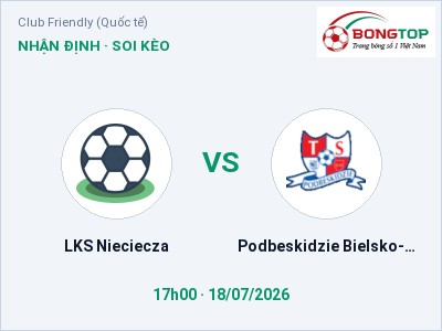 Nhận định bóng đá LKS Nieciecza vs Podbeskidzie Bielsko-Biala (17h00, 18/07): Chủ nhà sáng cửa