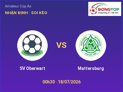 Nhận định bóng đá SV Oberwart vs Mattersburg (00h30, 18/07): Chủ nhà sáng cửa