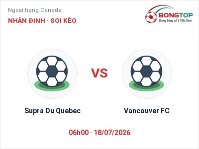 Nhận định bóng đá Supra Du Quebec vs Vancouver FC (06h00, 18/07): Chủ nhà sáng cửa
