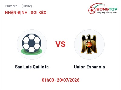 Nhận định kèo San Luis Quillota vs Union Espanola 01h00 ngày 20/07 – Cửa trên gọi tên chủ nhà