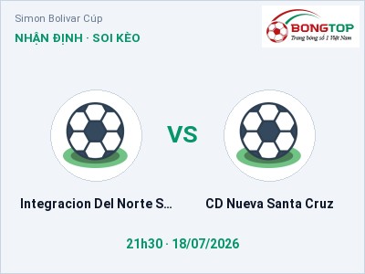 Nhận định bóng đá Integracion Del Norte San Juan vs CD Nueva Santa Cruz (21h30, 18/07): Khó cho đội khách