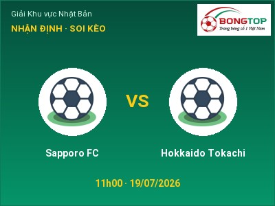 Nhận định bóng đá Sapporo FC vs Hokkaido Tokachi (11h00, 19/07): Cân tài cân sức